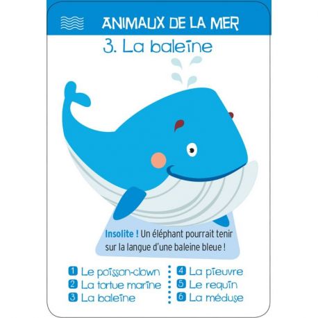 ANIMAUX - JEU DE 7 FAMILLES 44 CARTES