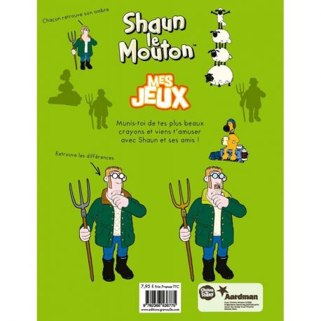 SHAUN LE MOUTON MES JEUX