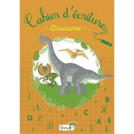 CAHIER D'ÉCRITURE - DINOSAURES