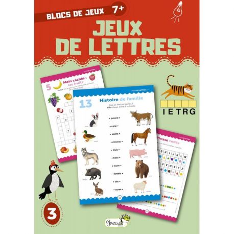 JEUX DE LETTRES - 7 ANS ET +