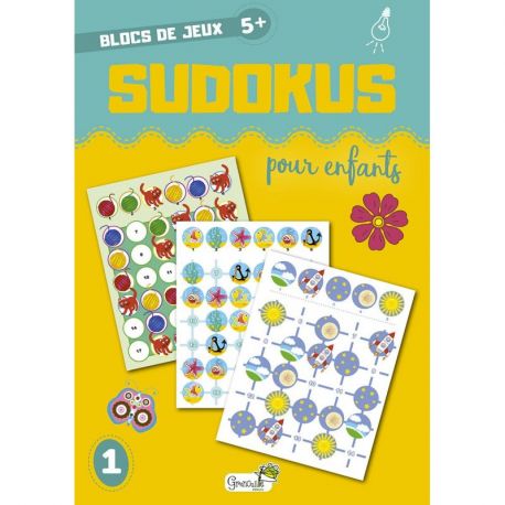 SUDOKUS POUR ENFANTS - 5 ANS ET +