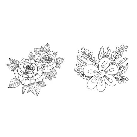 FLEURS - LOVELY COLORIAGES