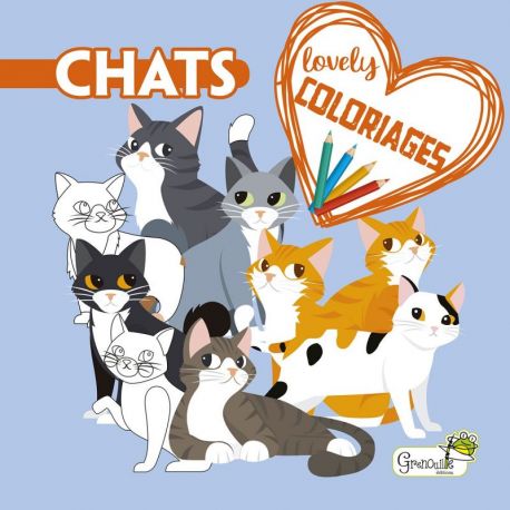 CHATS - LOVELY COLORIAGES