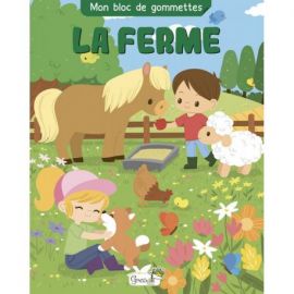 Mes gommettes repositionnables : la ferme - Collectif - Grenouille -  Papeterie / Coloriage - Librairie de Paris St Etienne ST ETIENNE
