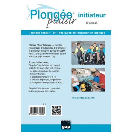 PLONGEE PLAISIR INITIATEUR 6E EDITION