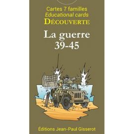 LA GUERRE 39-45 - CARTES 7 FAMILLES DECOUVERTE