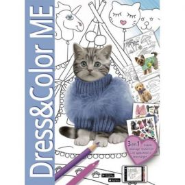 BEBES ANIMAUX DRESS & COLOR ME
