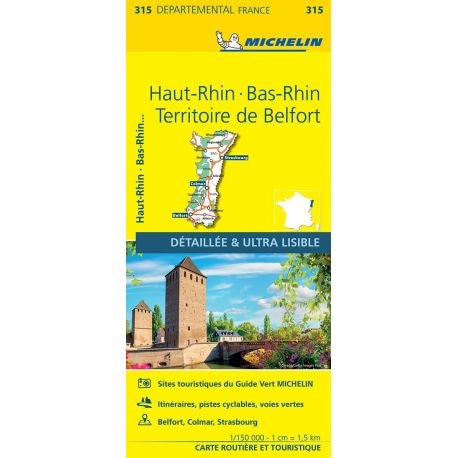 315 - BAS RHIN HAUT RHIN BELFORT