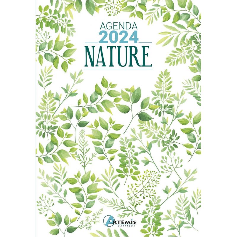 Calendrier Eco Responsable Nature Plante 2024 Papier Recyclé (TN) + offert  un agenda de poche