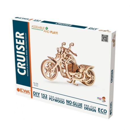 MOTO PUZZLE 3D BOIS MECANIQUE