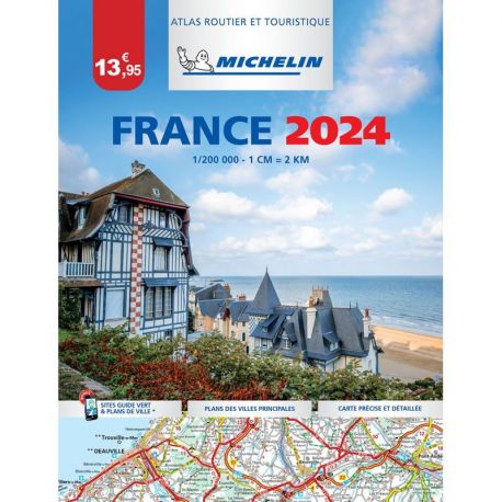 ATLAS FRANCE 2024 BROCHE ROUTIER ET TOURISTIQUE