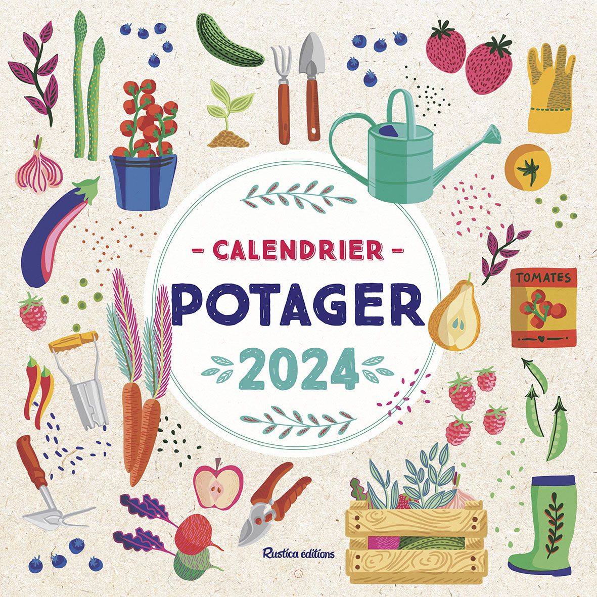 Livre - Le Calendrier Mural 2018 du potager Bio