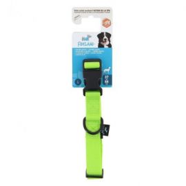 COLLIER POUR CHIEN SIGNATURE NYLON RESISTANT VERT - L 37 A 55 CM