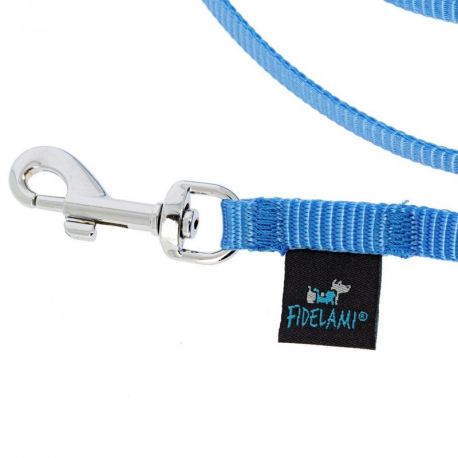 LAISSE POUR CHAT - BLEUE - NYLON RESISTANT - 180 CM