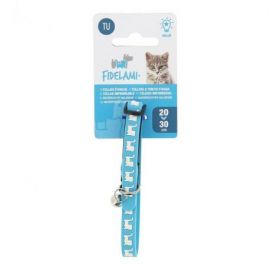 COLLIER CHAT - ANTI-ETRANGLEMENT IMPERMEABLE A CLOCHETTE - 20 A 30CM