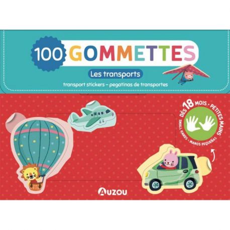 LES TRANSPORTS - 100 GOMMETTES