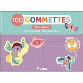 LES P'TITES BETES - MA POCHETTE 100 GOMMETTES