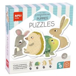 PUZZLES BEBES ANIMAUX 12 PIECES