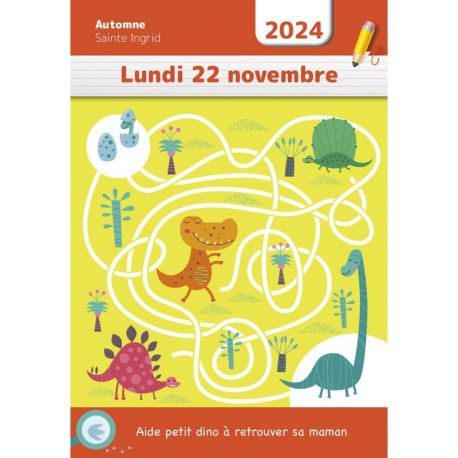 MON PREMIER CALENDRIER D'ECOLE 2024-2025