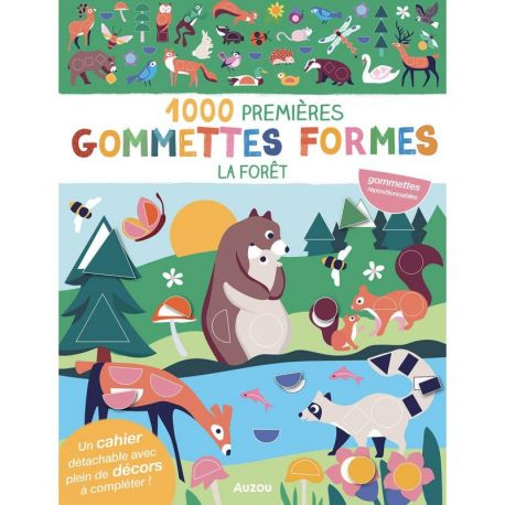 LA FORET 1000 PREMIERES GOMMETTES FORMES