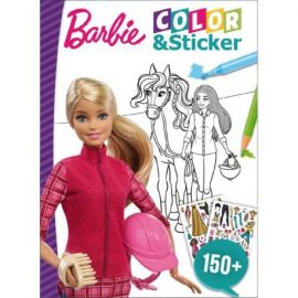 BARBIE - CHEVAUX COLOR AND STICKER
