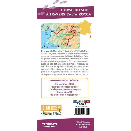 GR20 LA CORSE DU SUD : A TRAVERS L'ALTA ROCCA T201