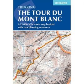 TOUR DU MONT BLANC MAP BOOKLET 1:25 000 IGN ROUTE MAP BOOKLET