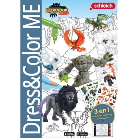 SCHLEICH ELDRADOR MINI DRESS AND COLOR ME 3 EN 1