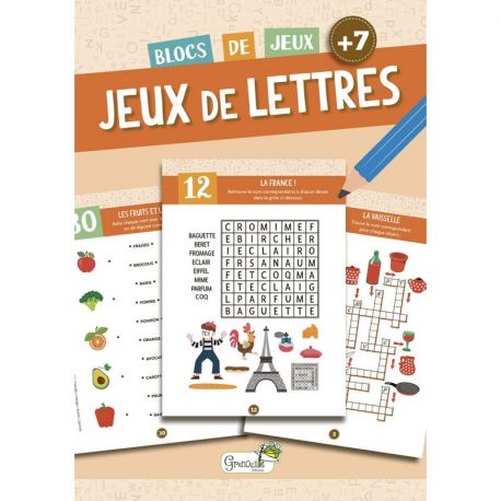 JEUX DE LETTRES 7 ANS ET +