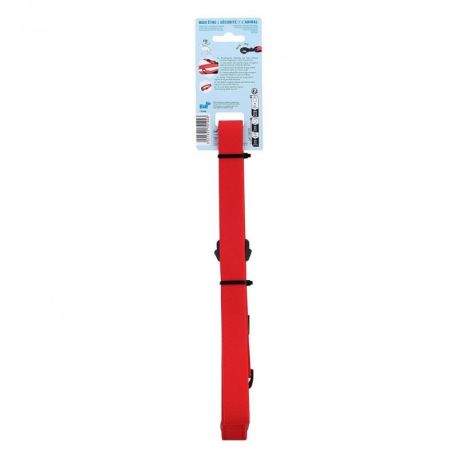 LAISSE PREMIUM IMPERMEABLE ANTI-DERAPANT ROUGE - 130 CM