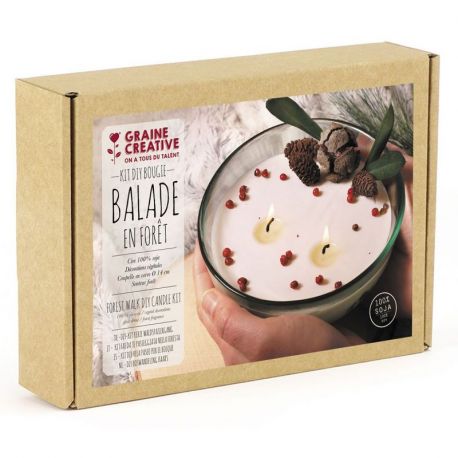 KIT DIY BOUGIE BALADE EN FORET