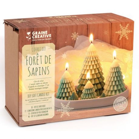 KIT DIY BOUGIES FORET DE SAPINS