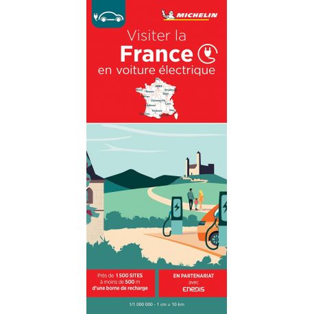 CARTE NATIONALE - VISITER LA FRANCE EN VOITURE ELECTRIQUE