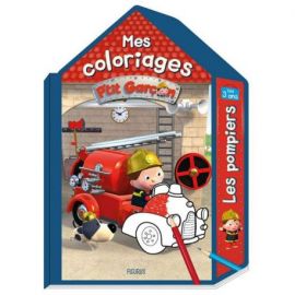 LES POMPIERS - COLORIAGE MAISON P'TIT GARCON