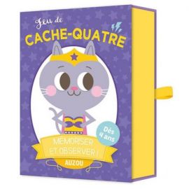 MON JEU DE CACHE-QUATRE MEMORISER ET OBSERVER