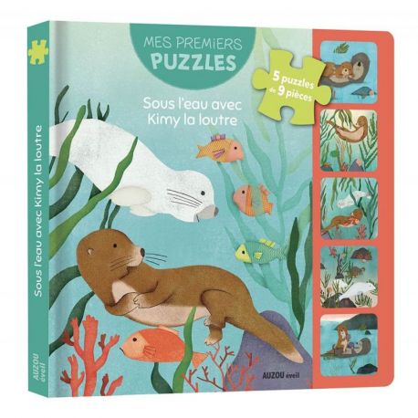 SOUS L'EAU AVEC KIMY LA LOUTRE MES PREMIERS PUZZLES