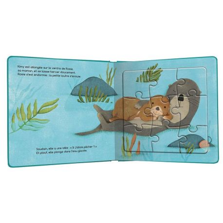 SOUS L'EAU AVEC KIMY LA LOUTRE MES PREMIERS PUZZLES