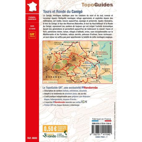 GR6600 TOURS ET RONDE DU CANIGOU EN PYRENEES CATALANES