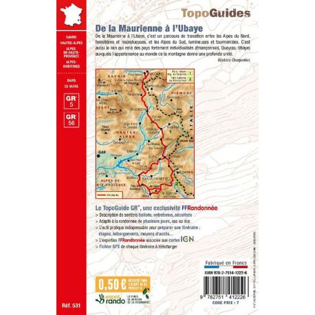 GR5/GR56 DE LA MAURIENNE À L'UBAYE 531