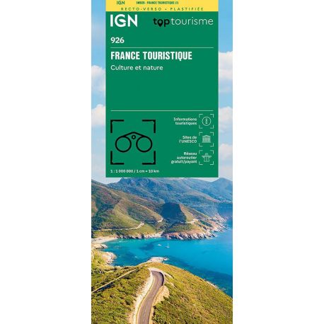 926 FRANCE TOURISTIQUE PLASTIFIEE