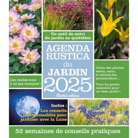 AGENDA RUSTICA DU JARDIN 2025