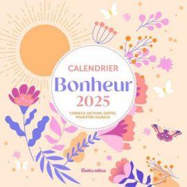 CALENDRIER MURAL BONHEUR 2025