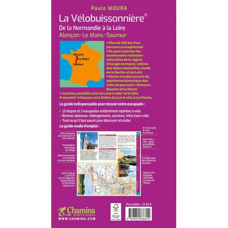 LA VELOBUISSONNIERE- DE LA NORMANDIE  A LA LOIRE