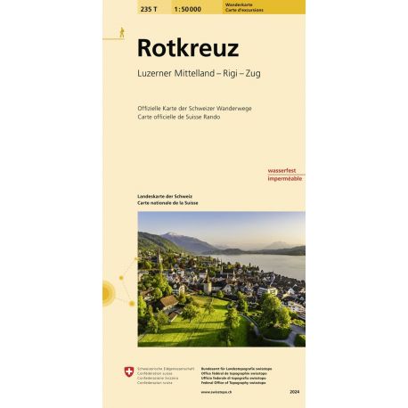 ROTKREUZ PEDESTRE LUZERNER MITTELLAND - RIGI - ZUG