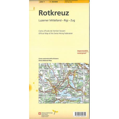 ROTKREUZ PEDESTRE LUZERNER MITTELLAND - RIGI - ZUG