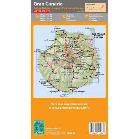 GRAN CANARIA GR131-138-139 (5 CARTES)