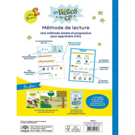 METHODE DE LECTURE LES HEROS DU CP LECTURE