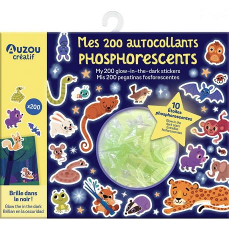 MES 200 AUTOCOLLANTS PHOSPHORESCENTS