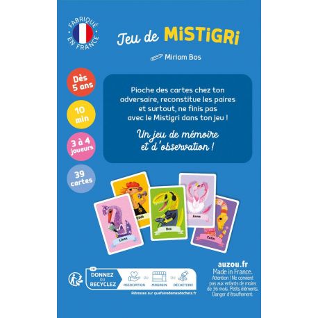 JEU DE MISTIGRI - DINOSAURES