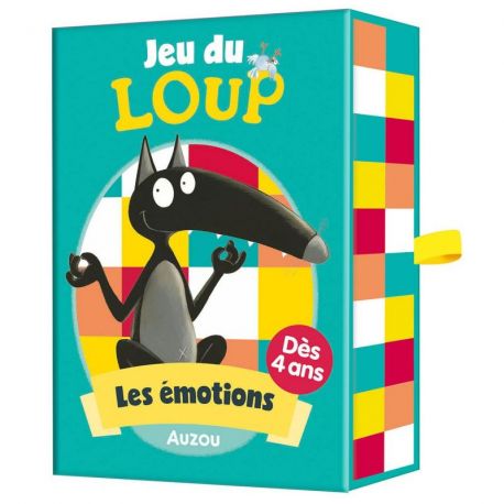 MON COFFRET DE JEUX LOUP - 3 JEUX DE CARTES LOUP (LES EMOTIONS - RAPIDO GO - QUI VOULAIT CHANGER DE COULEUR)